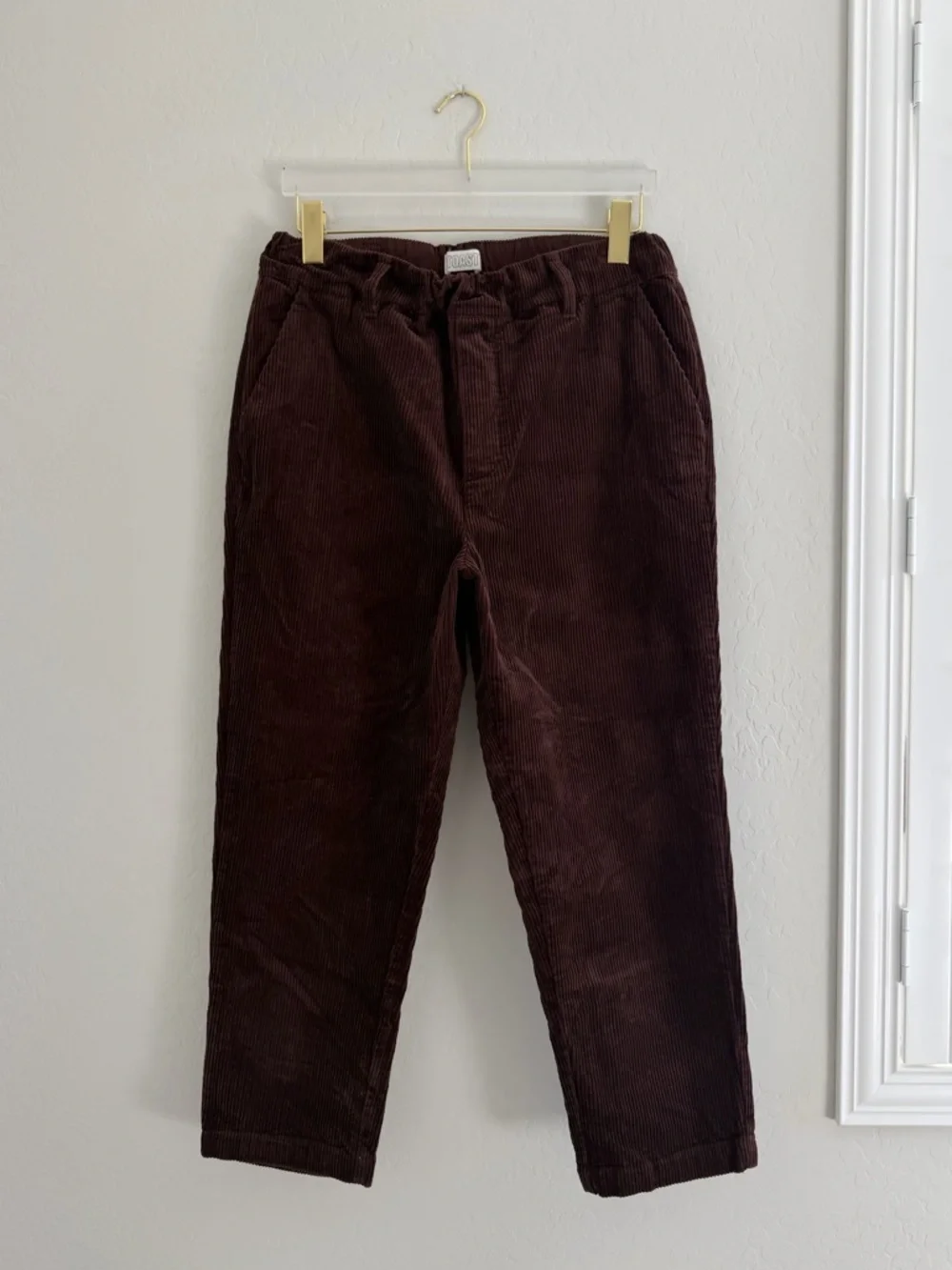 Toast Gabi Organic Pull On Cord Trouser in Chestnut Size UK 12 US 8 - Picture 5 of 11